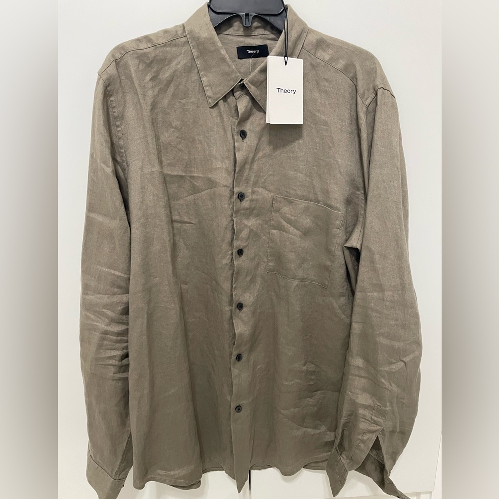 Theory Men's
Irving Solid Linen Shirt